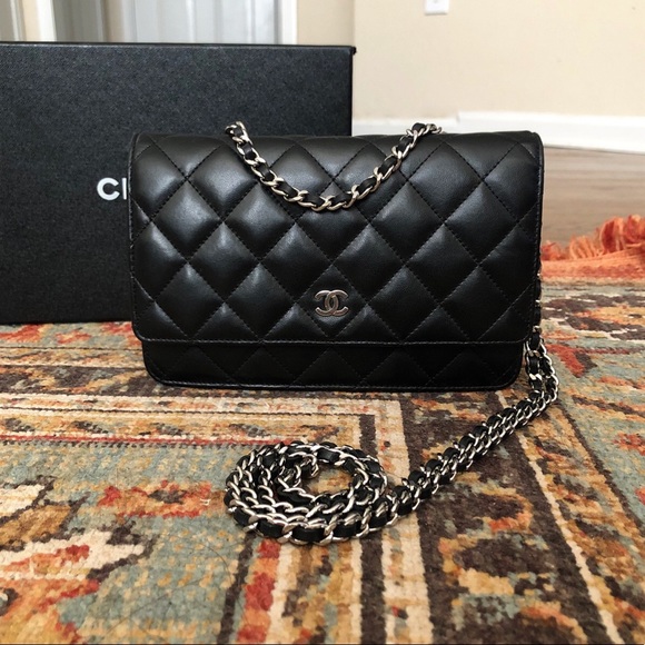 CHANEL Handbags - SOLD***Chanel Classic WOC Wallet on Chain Flap Bag